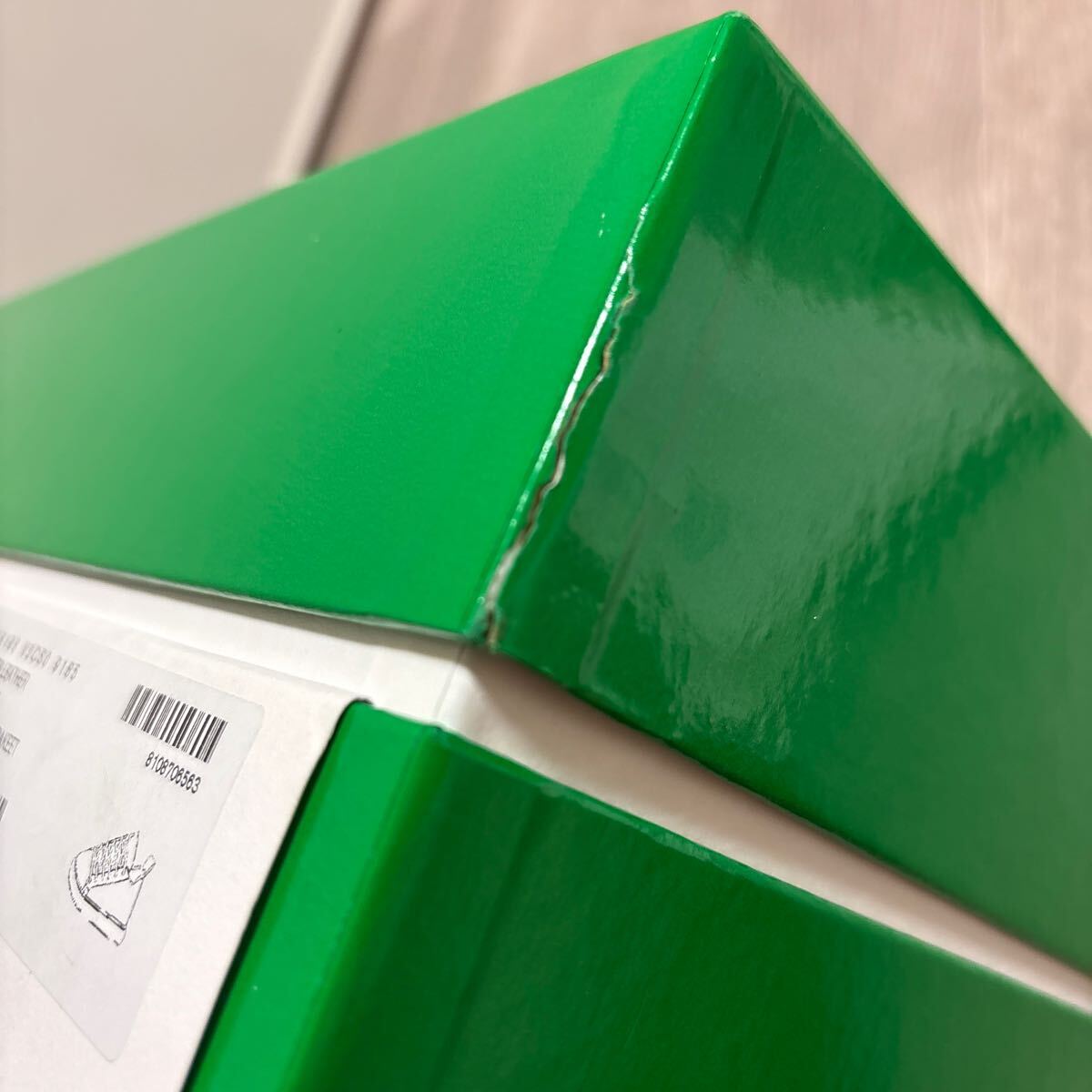 HA1290 未著用 BOTTEGA VENETA スニーカー LOW size42 SNEAKER レザー TENNIS CALF LEATHER OPTIC WHITE-PARAKEET レースアップ