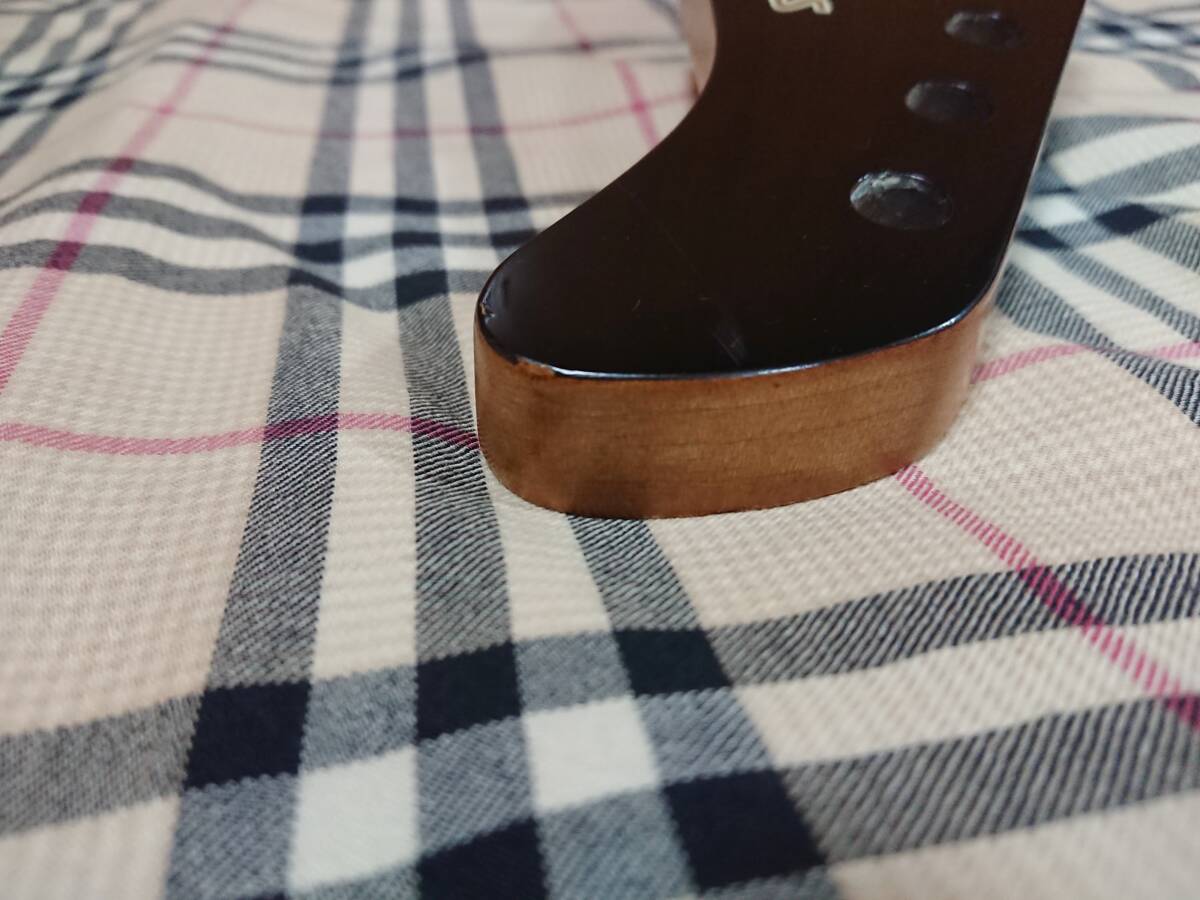 1992年製 FERNANDES FR-75T SBL Neck 22F フェルナンデス ローラナット搭載 シースルーブラック_画像7