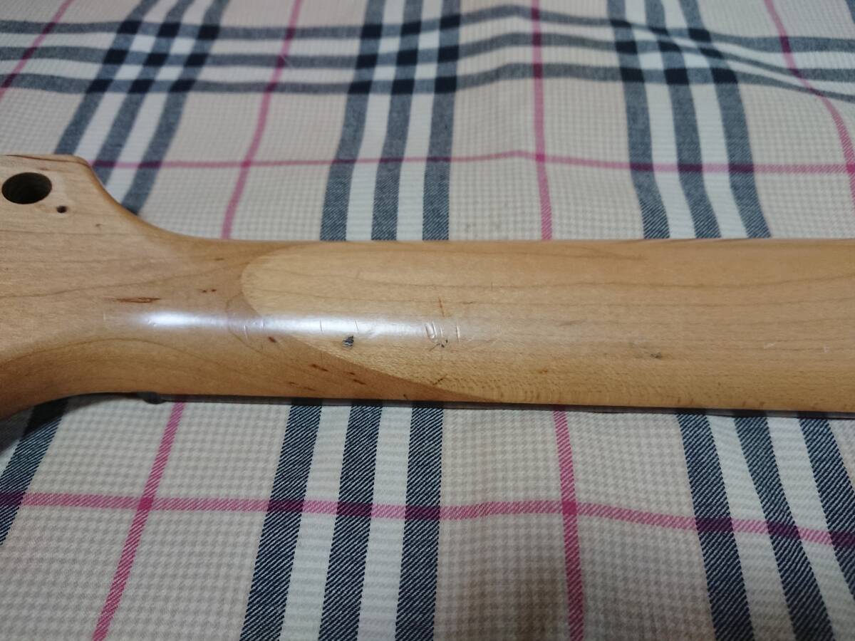 1992年製 FERNANDES FR-75T SBL Neck 22F フェルナンデス ローラナット搭載 シースルーブラック_画像8