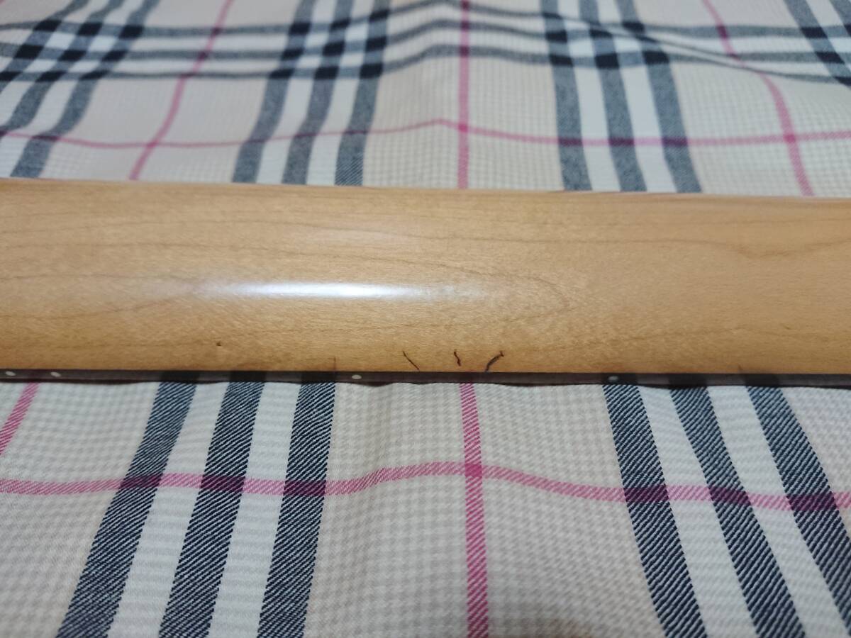 1992年製 FERNANDES FR-75T SBL Neck 22F フェルナンデス ローラナット搭載 シースルーブラック_画像10