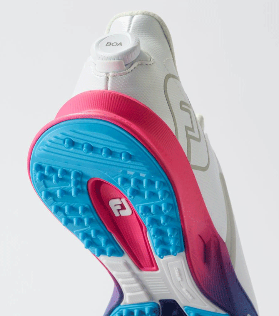 新品■フットジョイ■フューエル スポーツ ボア スパイクレス■55459■ホワイト/ブルー■30.0CM■W=EEE■卓越した快適性とフィット感■_画像6