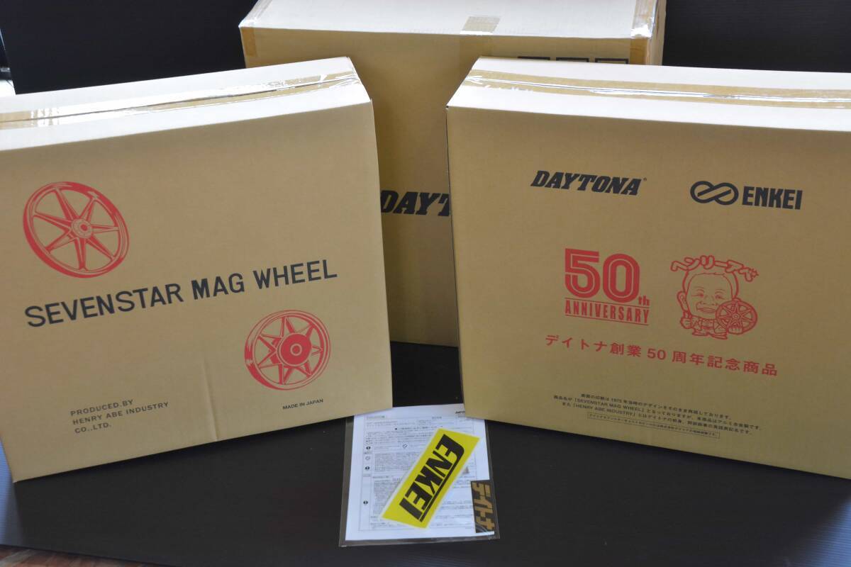 Z1 Z2 デイトナ50周年記念限定 セブンスターキャストホイール新品！定価297,000円 前后セット 売り切り Z-1 750RS フロント6穴