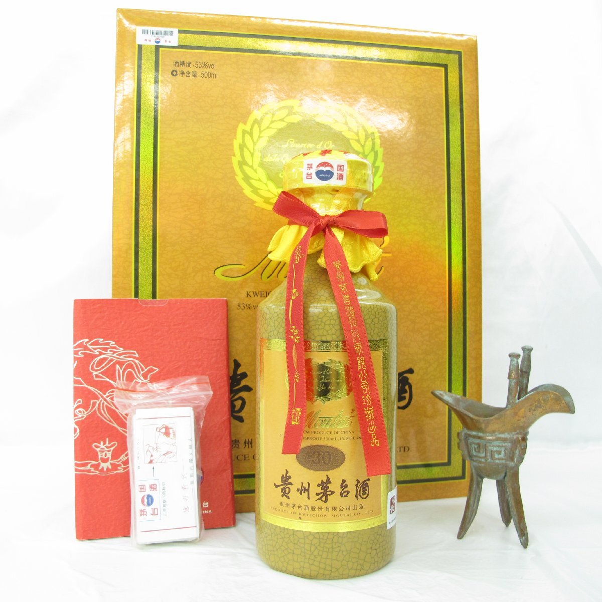 未開栓】貴州茅台酒 マオタイ酒 30年 2018 MOUTAI KWEICHOW 中国