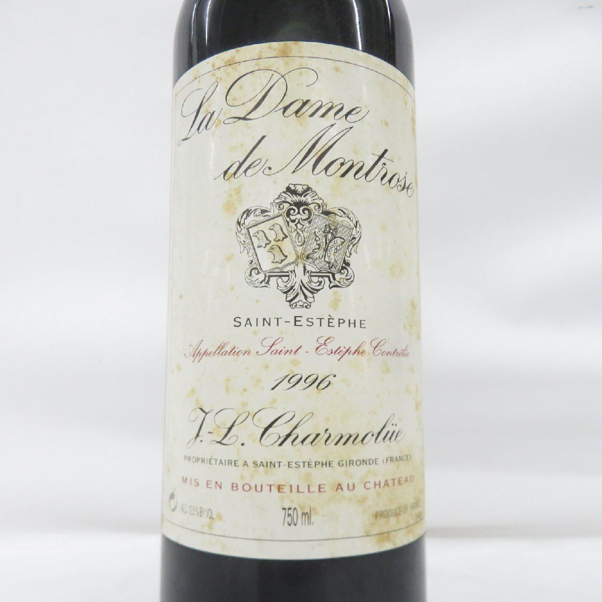 【未開栓】La Dame de Montrose ラ?ダム?ド?モンローズ 1996 赤 ワイン 750ml 12.5% 11867003 0615