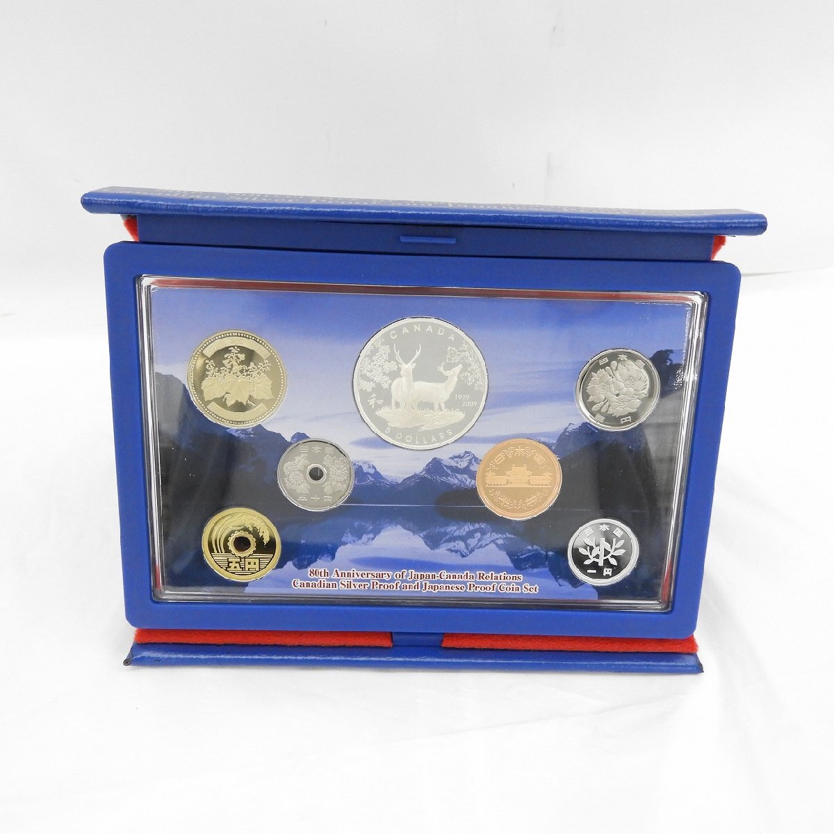 記念硬貨】日加修好80周年 2009 プルーフ貨幣セット 箱付