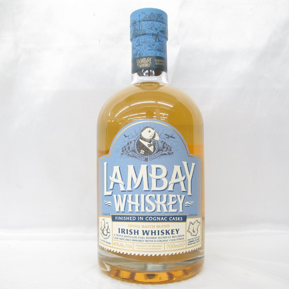 1円～【未開栓】LAMBAY ランベイ スモールバッチブレンド コニャックカスク ウイスキー 700ml 40% 11861895 0617