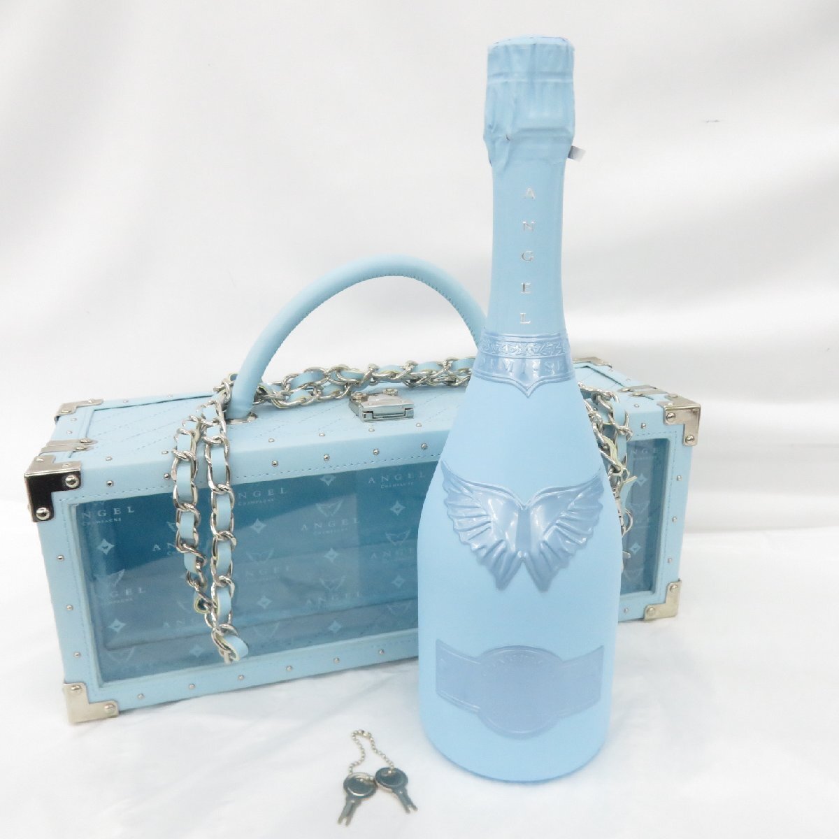 未開栓】ANGEL エンジェル ドゥミセック ブルー レザータイプ