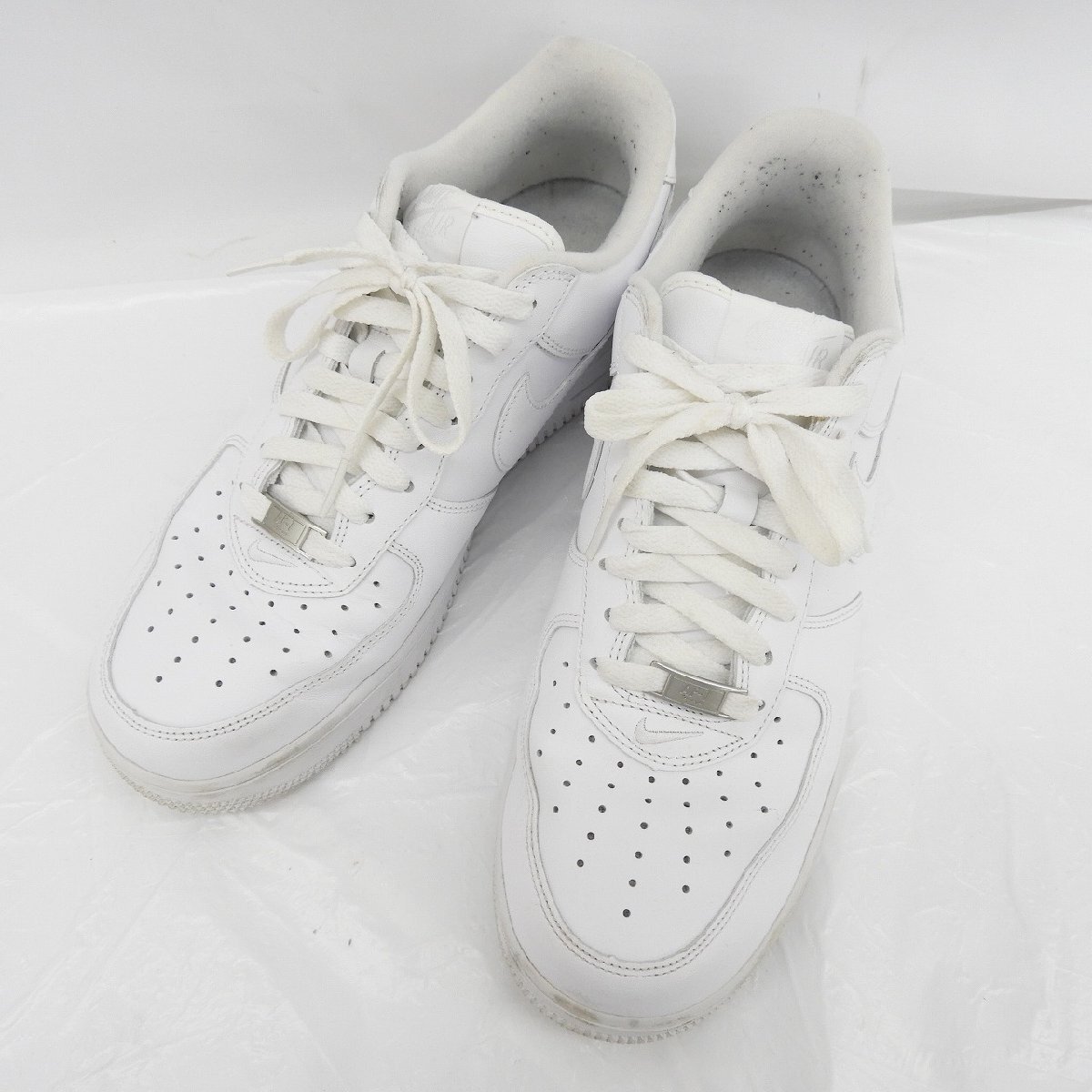1円～【中古品】Supreme シュプリーム Nike AIR FORCE1 ナイキ エアフォース1 CU9225‐100 ホワイト US9.5 27.5cm 838193935 0624