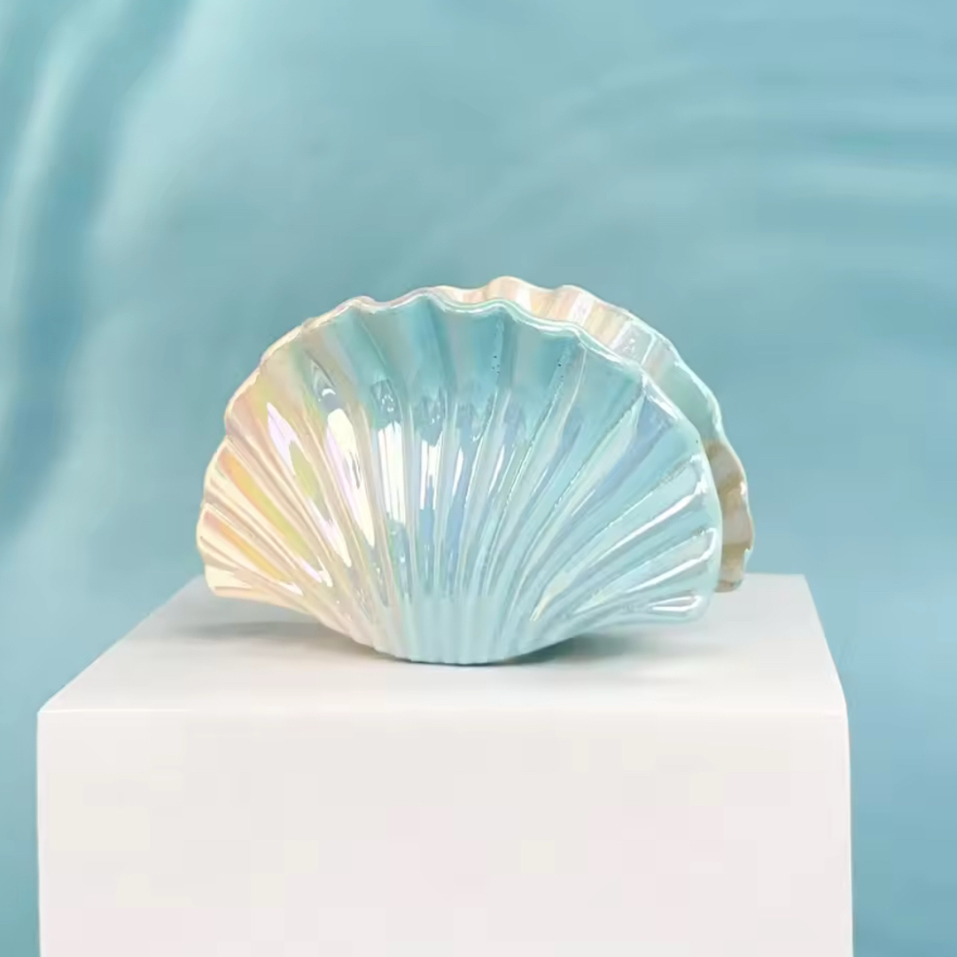 ракушка . волосы зажим аксессуары для волос заколка голубой × белый маленький ракушка . волосы зажим аксессуары для волос заколка голубой × белый маленький