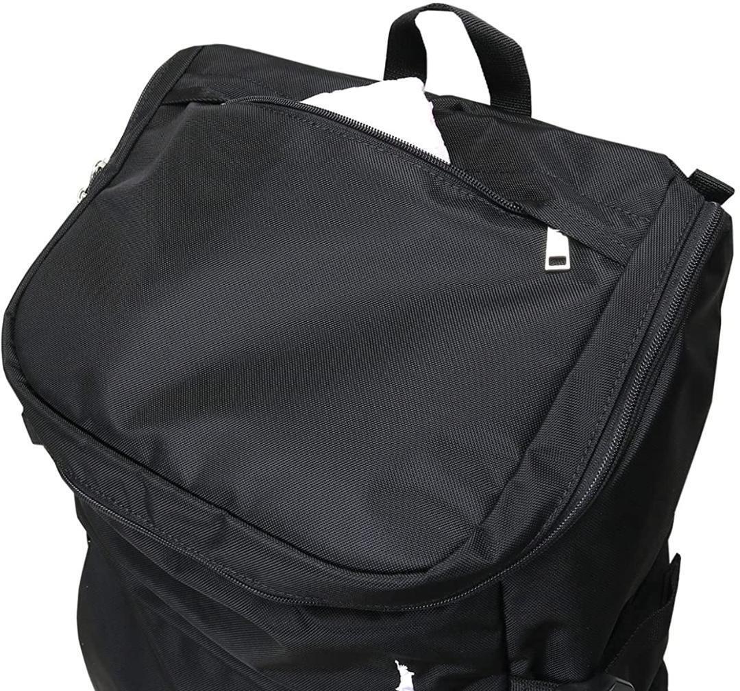 新品 送料無料 EASTBOY (イーストボーイ) リュック クロ/シロ 30L EBA44_画像3