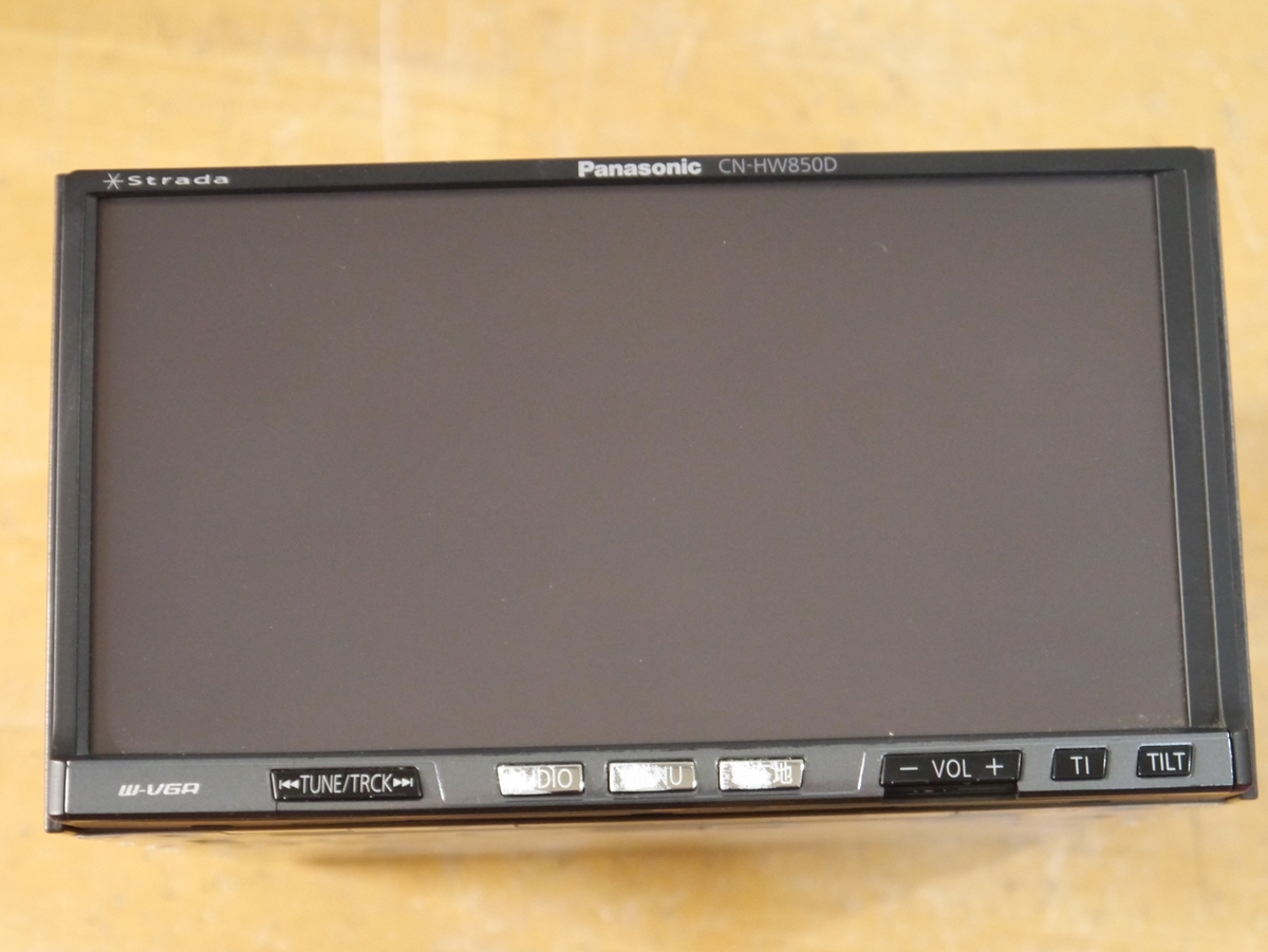 【0508】ジャンク CN-HW850D 2016年地図 HDDナビ Panasonicパナソニック
