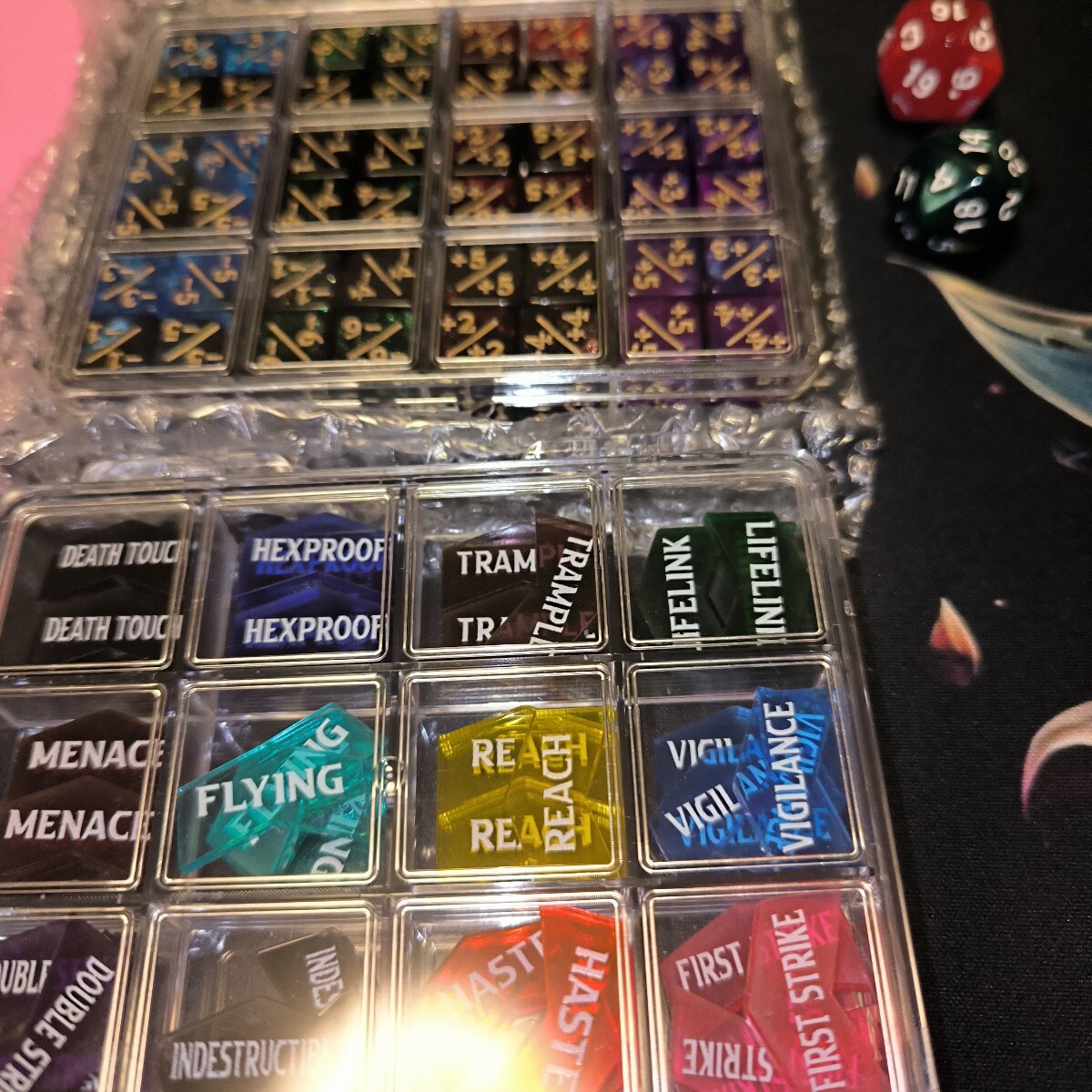  новый товар mtg Magic The gya The кольцо игровой коврик ключевое слово кости много, панель кейс, основы земельный участок особый земельный участок дополнение комплект 