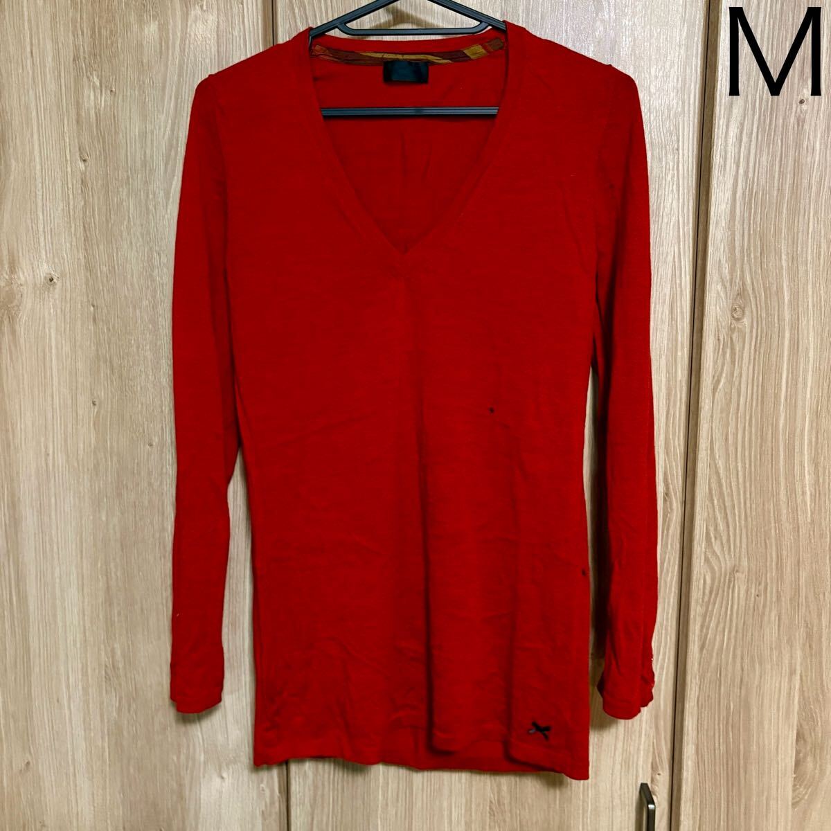 1157 paul smith ポールスミス 長袖Vネックカーディガン　M セーター