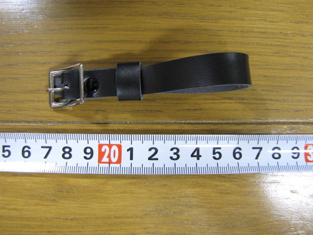 ◇新品未使用 ネームプレート用ベルト BT-2 黒色合皮 1個(gè)単位 送料￥110～