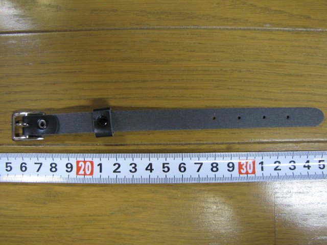 ◇新品未使用 ネームプレート用ベルト BT-2 黒色合皮 1個(gè)単位 送料￥110～