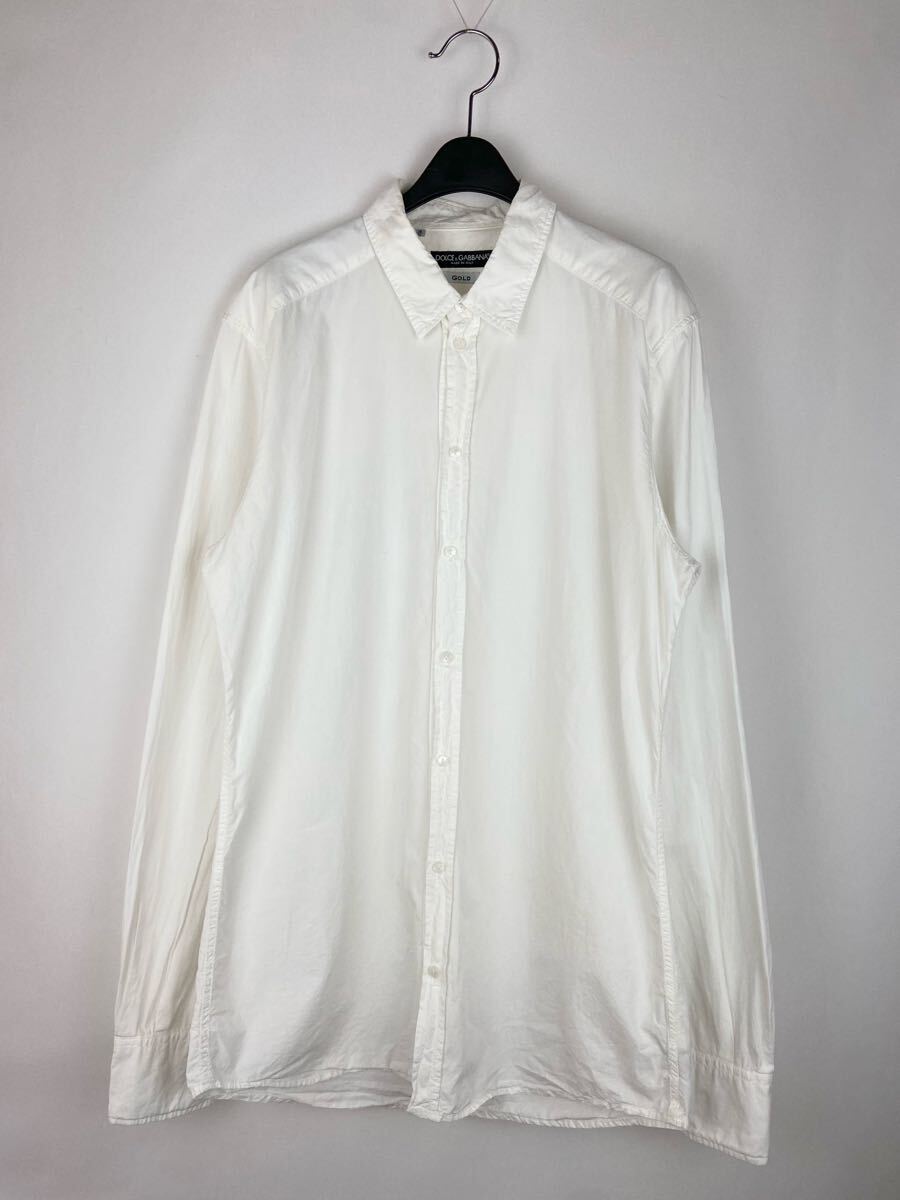 DOLCE&GABBANA ARCHIVE WHITE SHIRT