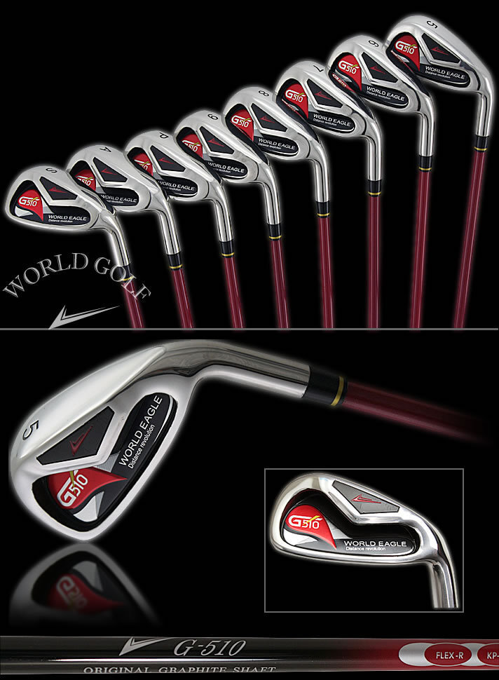 人気ゴルフブランド！中古メンズゴルフクラブセット！ ゴルフ クラブセット ワールドイーグル WE-G510 メンズ16点・12