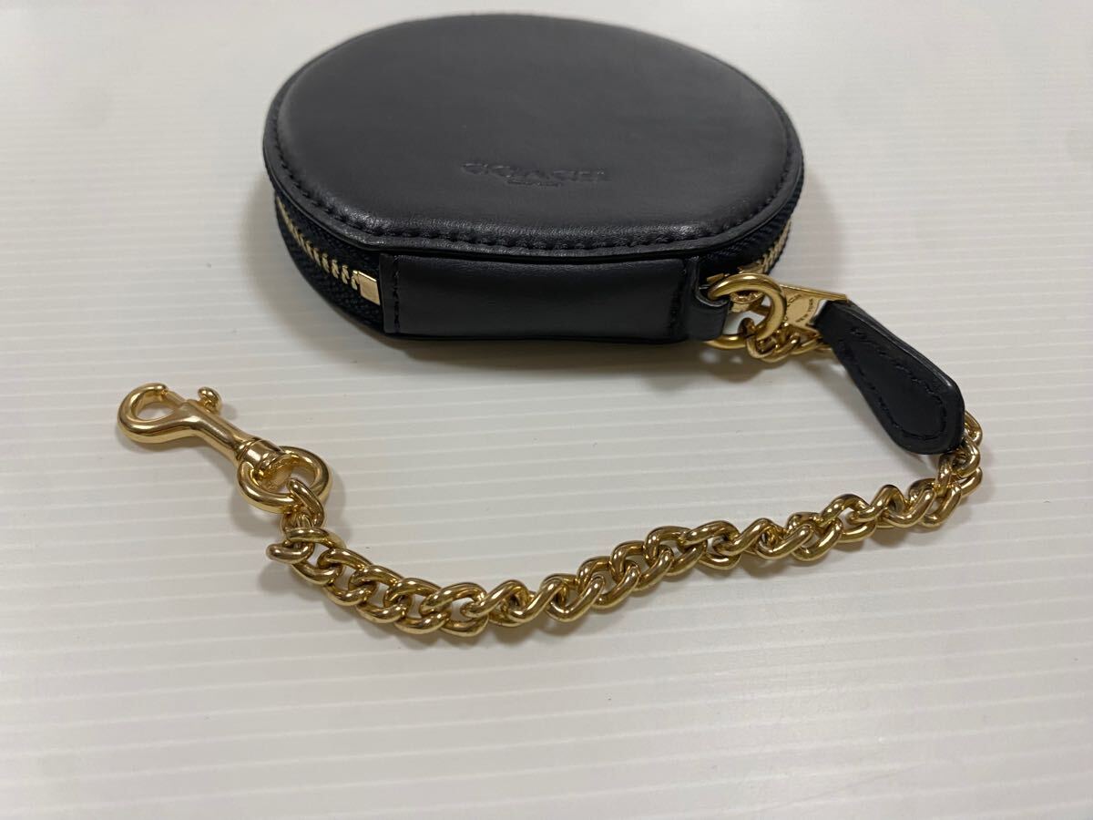 COACH Coach ячейка для монет кошелек для мелочи . бардачок товары сумка кожа кожа товары 