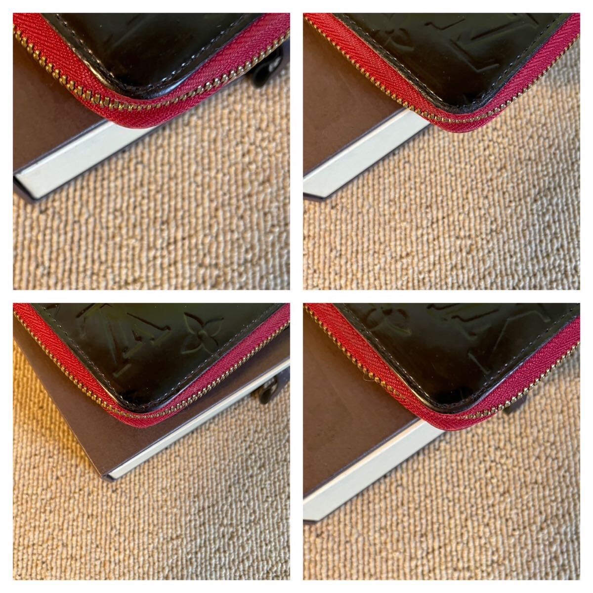 一円　美品　 ルイヴィトン　 ジッピーウォレッ 長財布　 LOUIS VUITTON ヴェルニ　 モノグラム　 ラウンドファスナー　