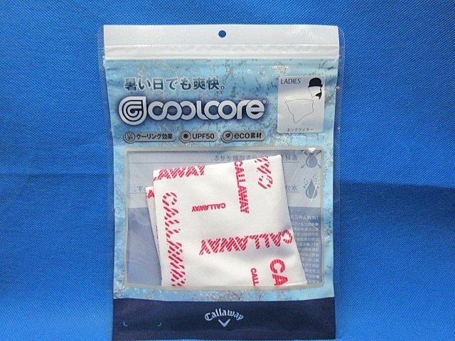 新品 レディース キャロウェイ クールコア ネックゲイター C22198202 ピンク/ホワイト　※ネコポス便対応