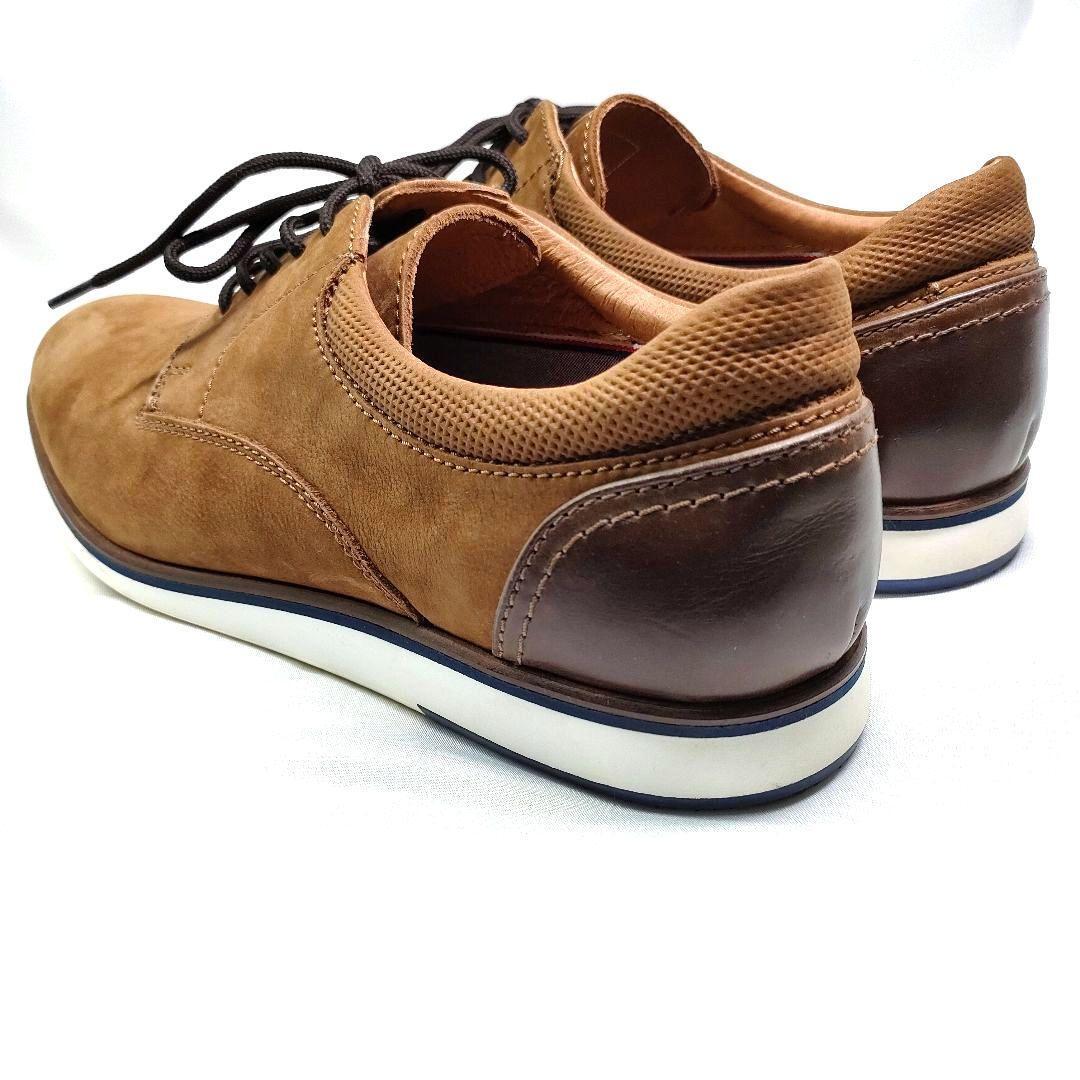 STEFANO ROSSI　ステファノロッシ　28cm　皮革 シューズ　茶色_画像8