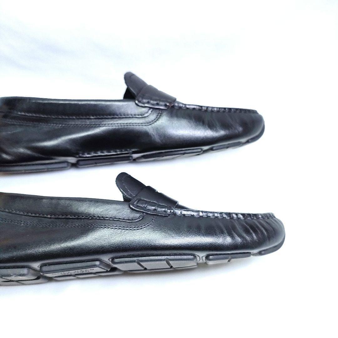 COLE HAAN　コールハーン　5B　コインローファー　レザー　ブラック