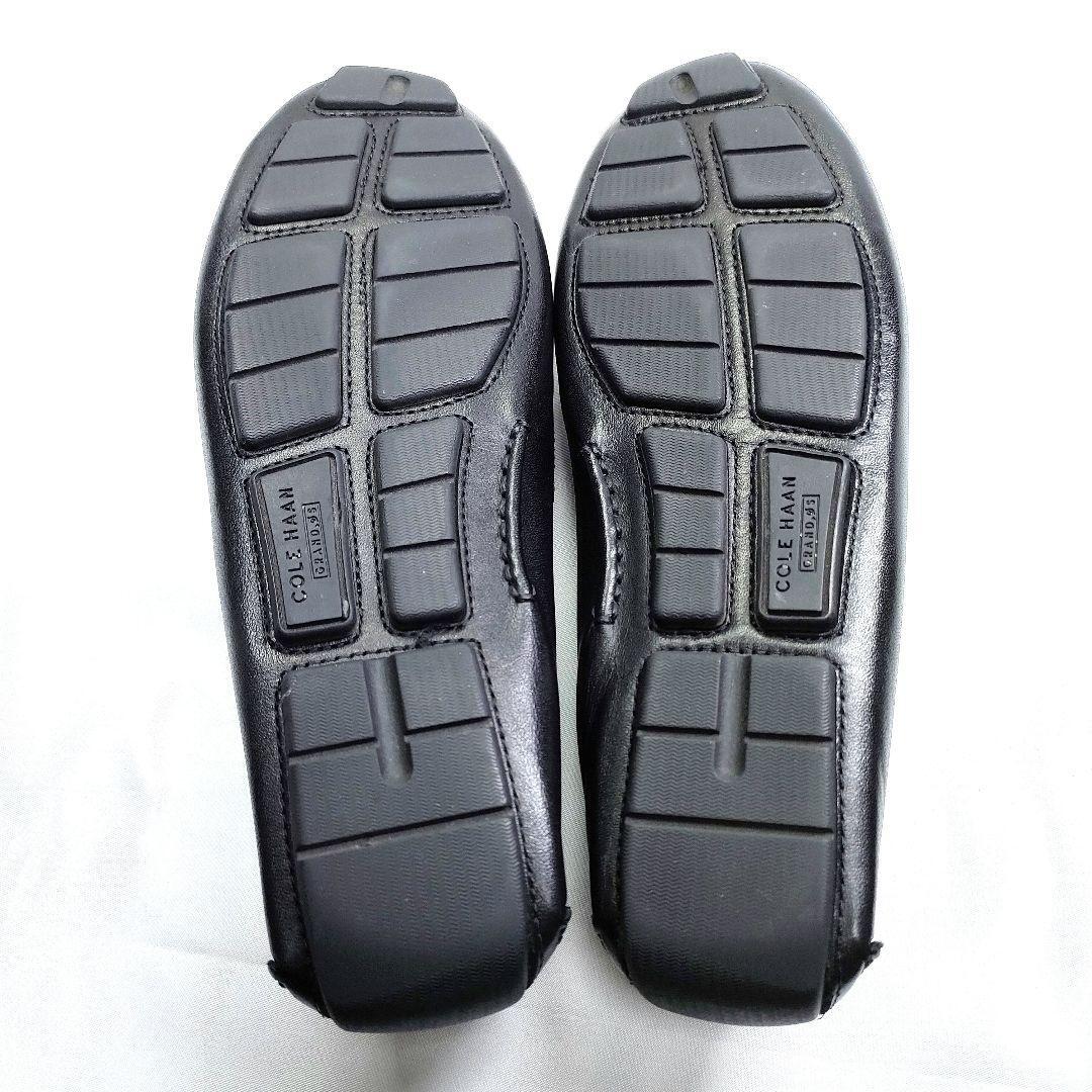 COLE HAAN　コールハーン　5B　コインローファー　レザー　ブラック