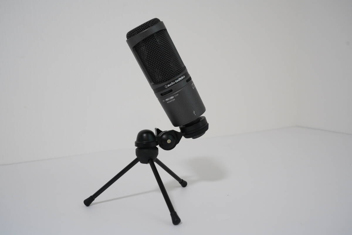 audio-technica オーディオテクニカ AT2020USB+ USBコンデンサーマイクロホン スタンド付き◆簡(jiǎn)易検査品?。?214