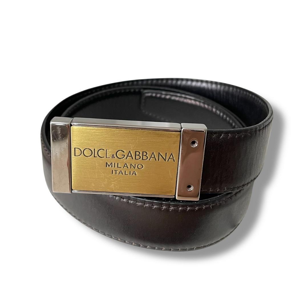 DOLCE&GABBANA　ドルチェ＆ガッバーナ ロゴプレート　金具　ベルト