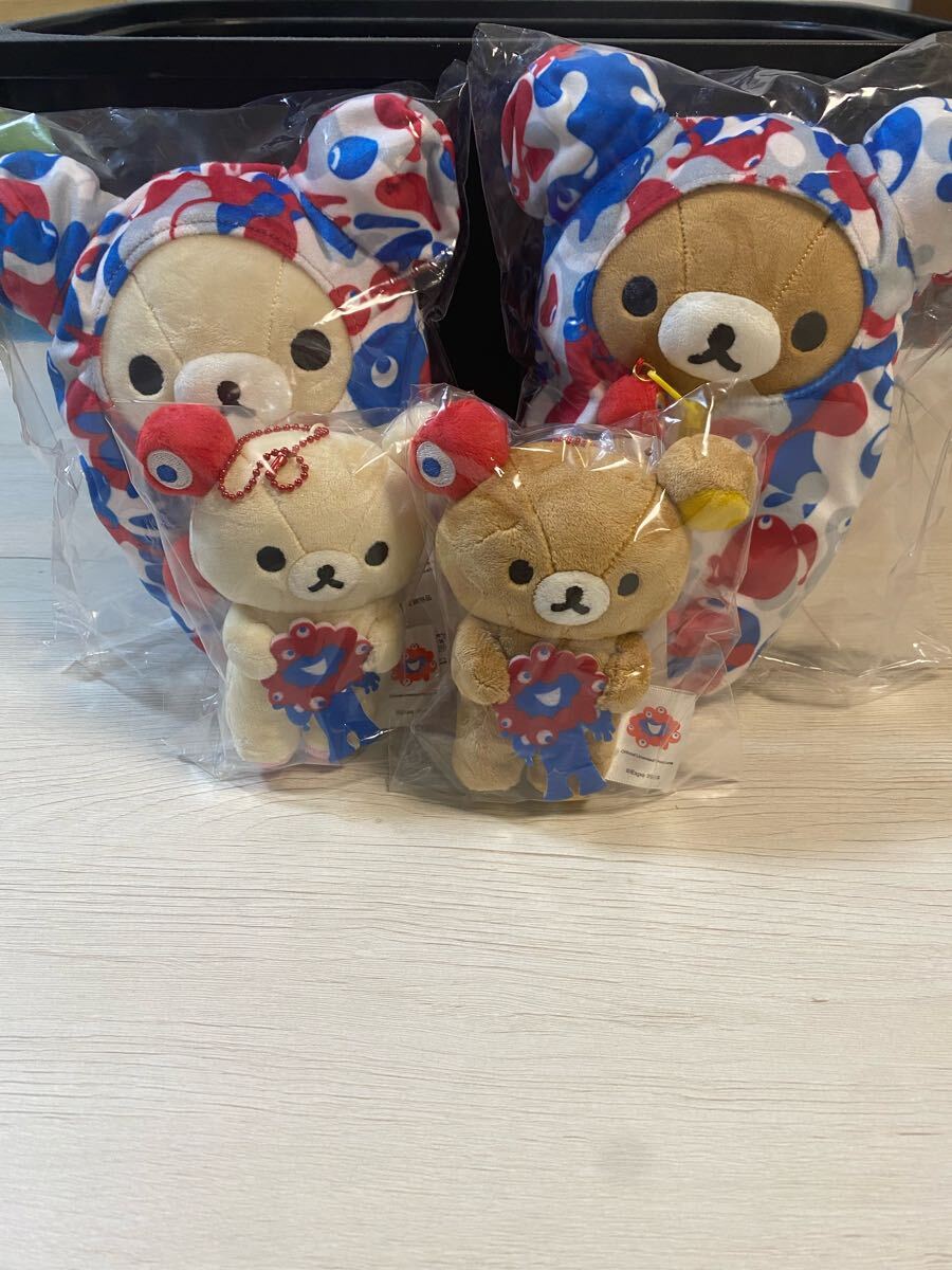 大阪万博会場内限定商品!リラックマ × ミャクミャク ⭐4体セット⭐ 大阪万博会場内限定商品!リラックマ × ミャクミャク 4体セット