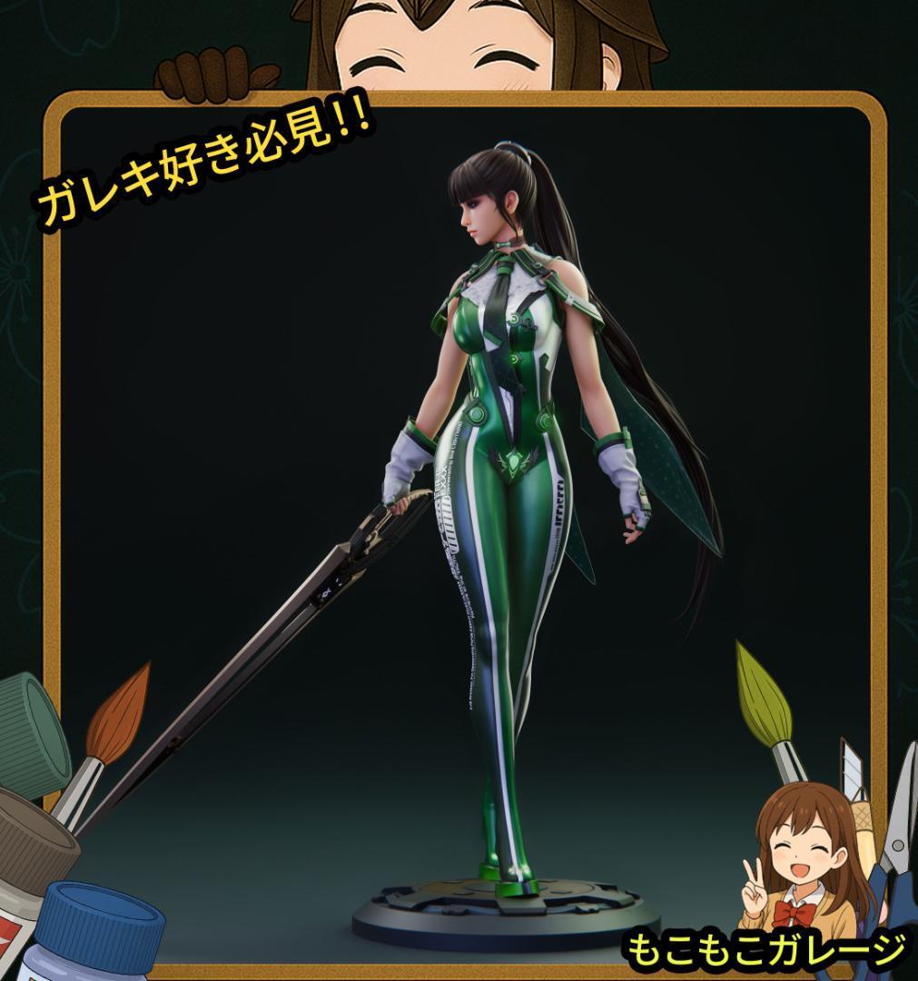 レイヴン ステラーブレイド フィギュア ガレージキット 未塗装未組立 ガレキ イブ 1/8 ステラーブレイド Stellar Blade 未塗装未組立