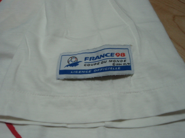 アディダス サッカー 日本代表 半袖Ｔシャツ ヴィンテージ 日本制 / 98年フランスW杯デザイン / サイズO～XO