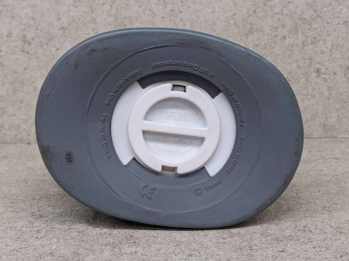 ff779■Disney/ディズニー ミッキーマウス 貯金箱 コインバンク ソフビ 當(dāng)時(shí)物/60