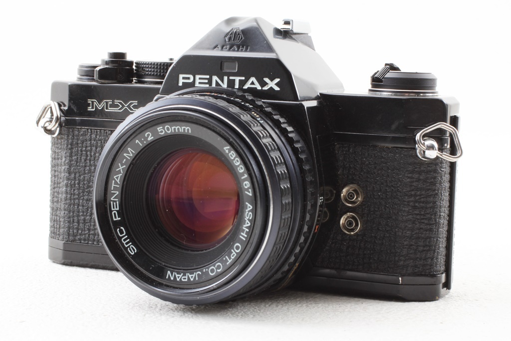ジャンク品◆Pentax ペンタックス MX SMC Pentax-M 50mm F2 レンズ付き◆一眼レフフィルムカメラ/