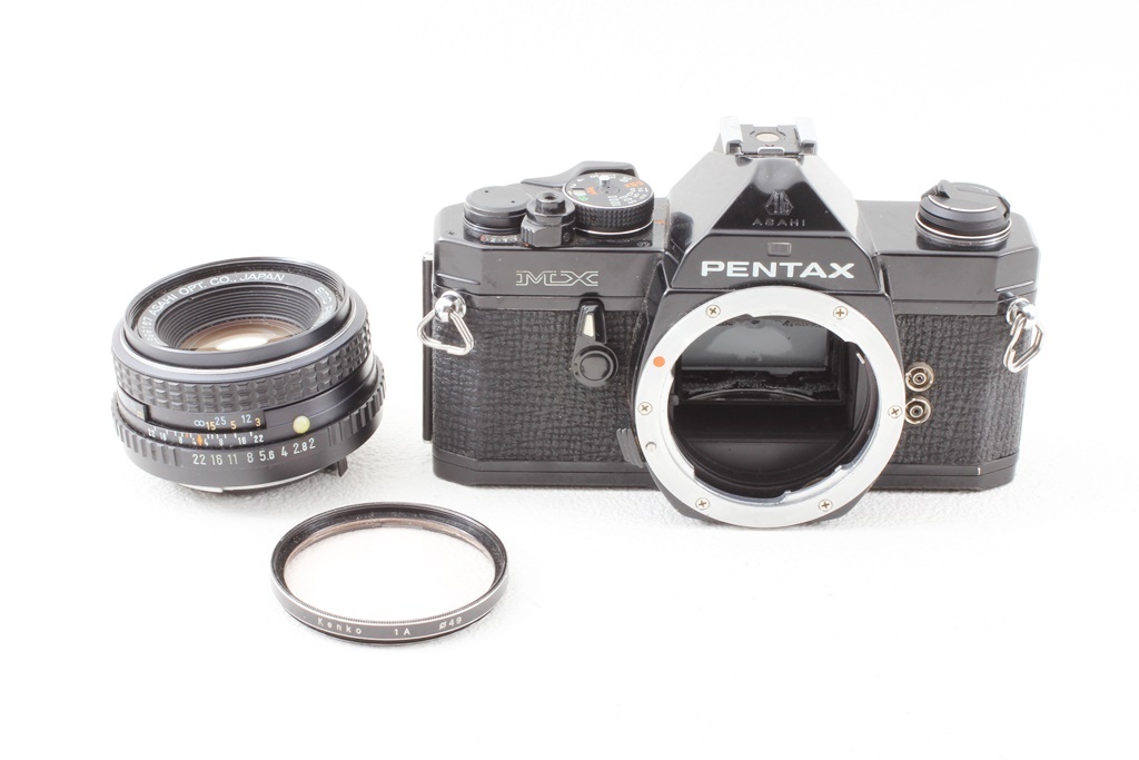 ジャンク品◆Pentax ペンタックス MX SMC Pentax-M 50mm F2 レンズ付き◆一眼レフフィルムカメラ/
