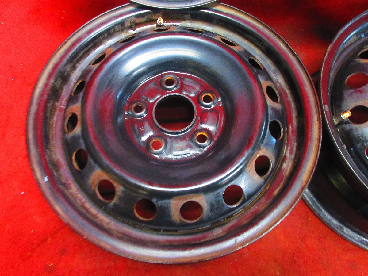スチール ホイール 4本 トヨタ ヴォクシー ノア 60系 70系 80系 純正 15×6J 5穴 PCD 114.3 +50 ハブ径 60◆51859H-K4_画像4