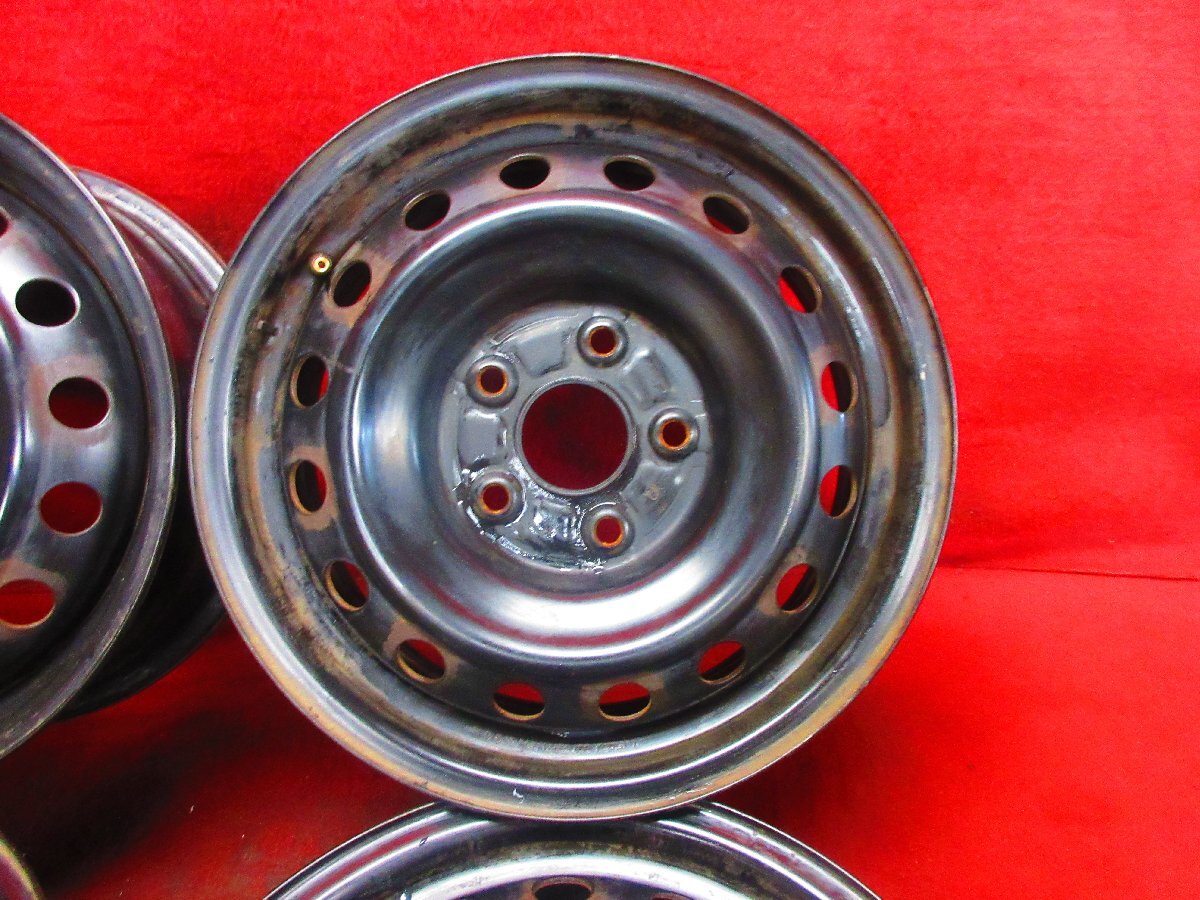 スチール ホイール 4本 トヨタ ヴォクシー ノア 60系 70系 80系 純正 15×6J 5穴 PCD 114.3 +50 ハブ径 60◆51859H-K4_画像5
