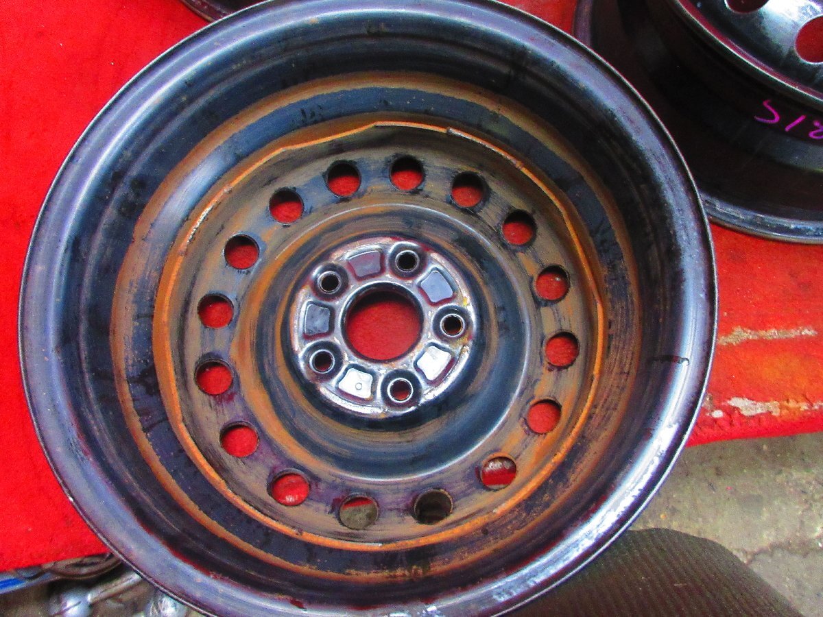 スチール ホイール 4本 トヨタ ヴォクシー ノア 60系 70系 80系 純正 15×6J 5穴 PCD 114.3 +50 ハブ径 60◆51859H-K4_画像9