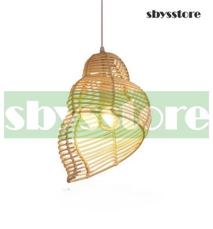 【ナチュラル和モダン照明】手作り藤編みシェード｜禪スタイル?茶室?和カフェ?民泊?ダイニング?ベッドルームに最適