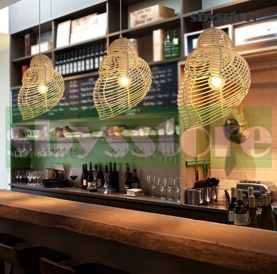 【ナチュラル和モダン照明】手作り藤編みシェード｜禪スタイル?茶室?和カフェ?民泊?ダイニング?ベッドルームに最適