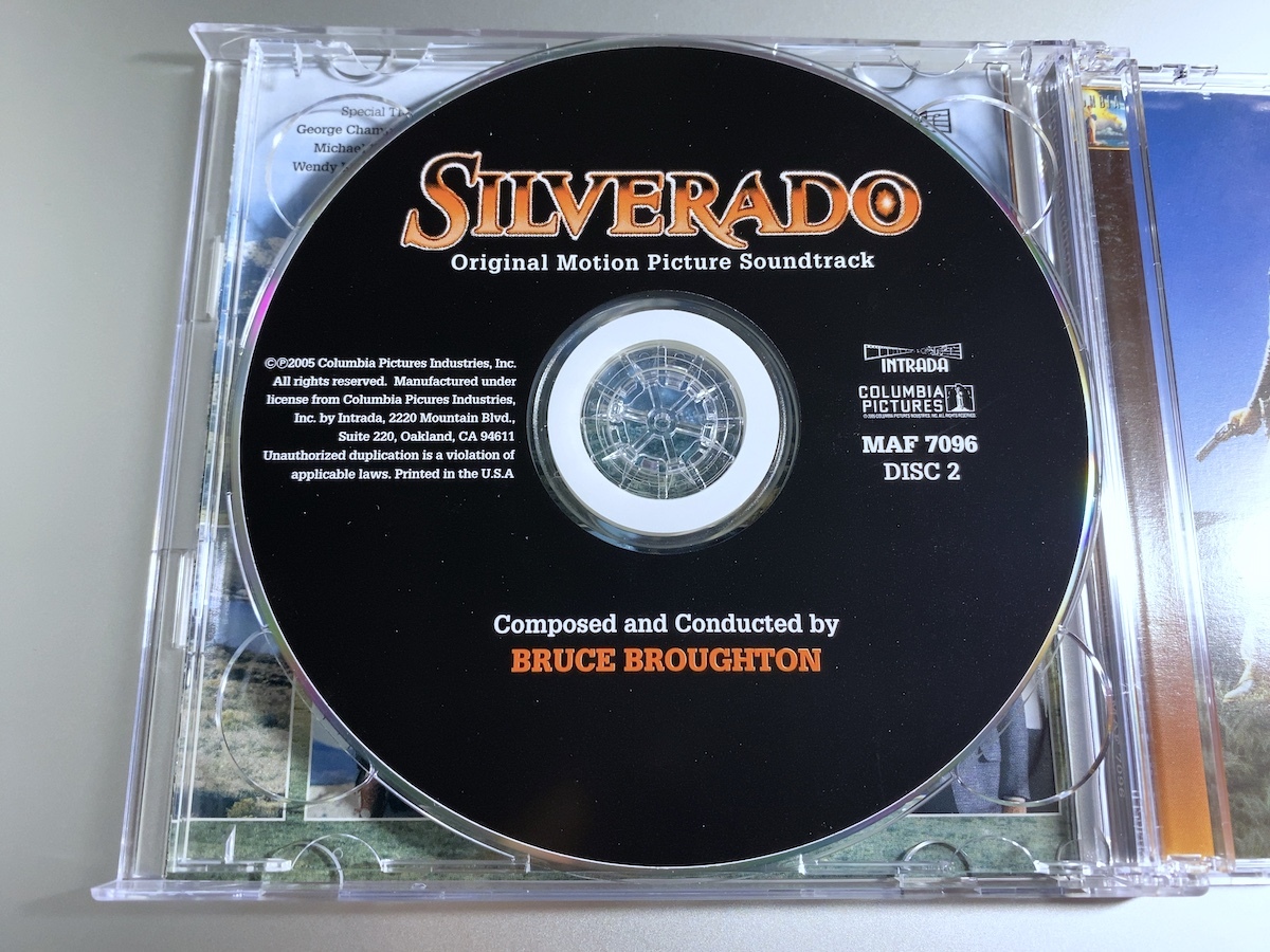 CD2枚組完全盤 映画 シルバラード SILVERADO サウンドトラック SOUNDTRACK ブルース・ブロートン BRUCE BROUGHTON