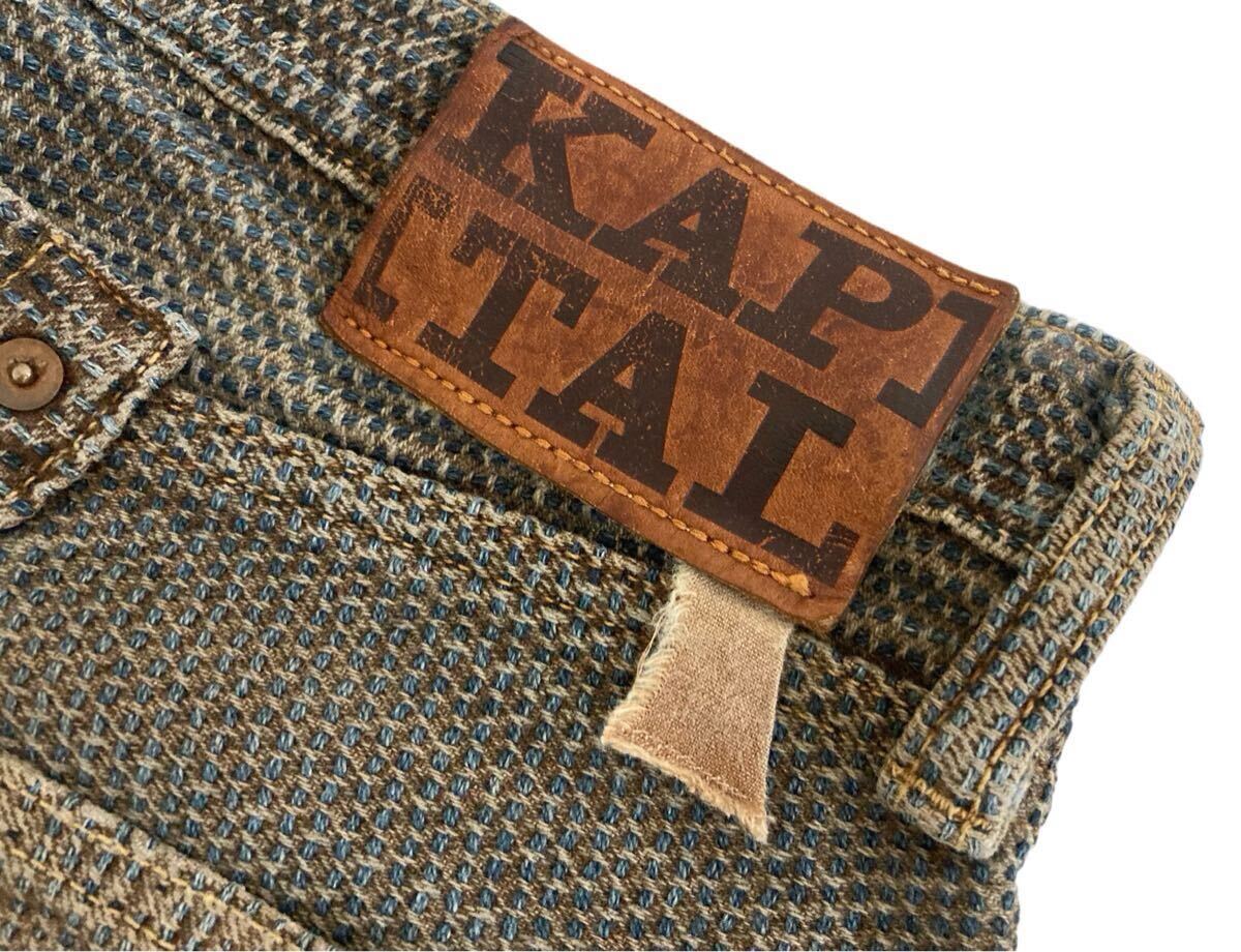 KAPITAL キャピタル 刺し子 センチュリー デニム パンツ 34