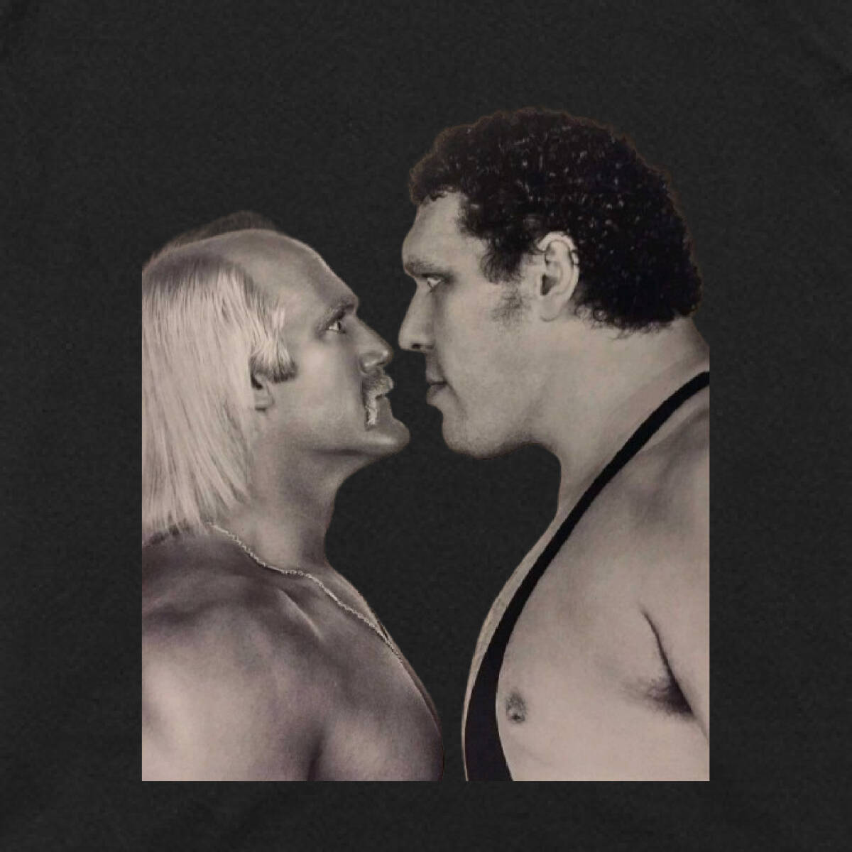 [ футболка ] Hulk Hogan Andre the Giant Халк Hogan Andre Zazie . Ian to Professional Wrestling S|M|L|XL