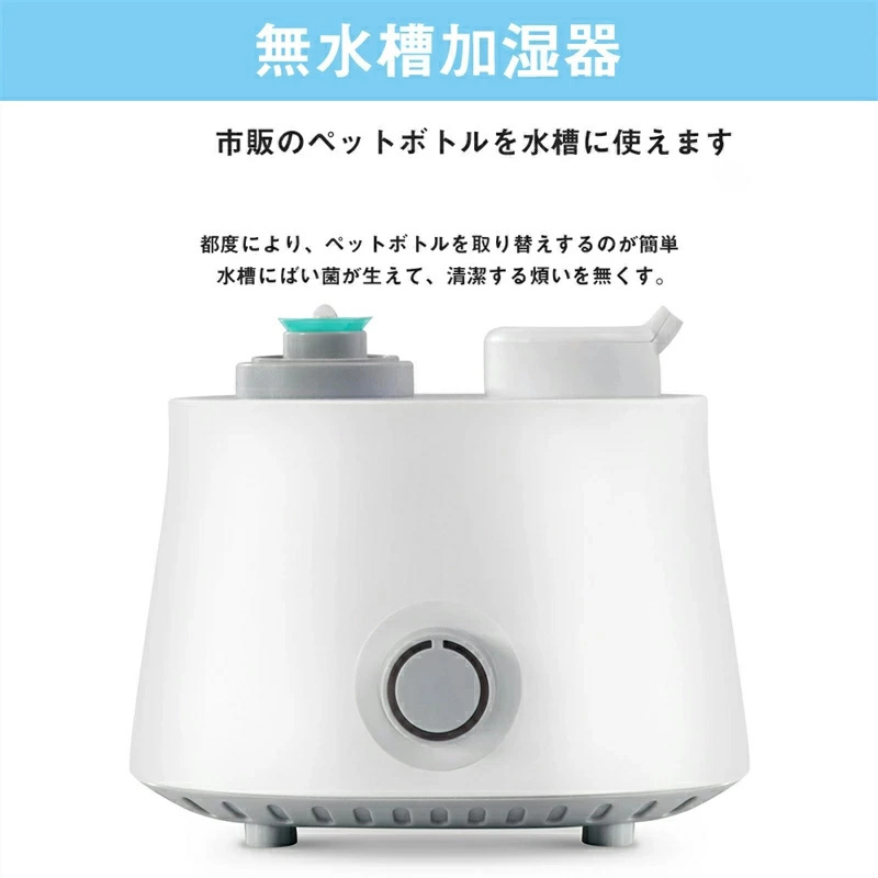  увлажнитель настольный пластиковая бутылка маленький размер увлажнитель путешествие Ultrasonic System увлажнитель Ultrasonic System пустой жарение предотвращение нет -ступенчатый увлажнение количество настройка офис eko увлажнитель 25-12410/ белый 
