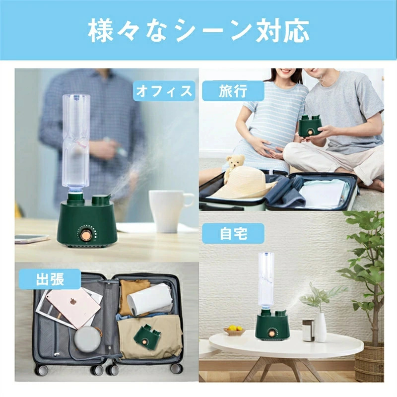  увлажнитель настольный пластиковая бутылка маленький размер увлажнитель путешествие Ultrasonic System увлажнитель Ultrasonic System пустой жарение предотвращение нет -ступенчатый увлажнение количество настройка офис eko увлажнитель 25-12410/ белый 