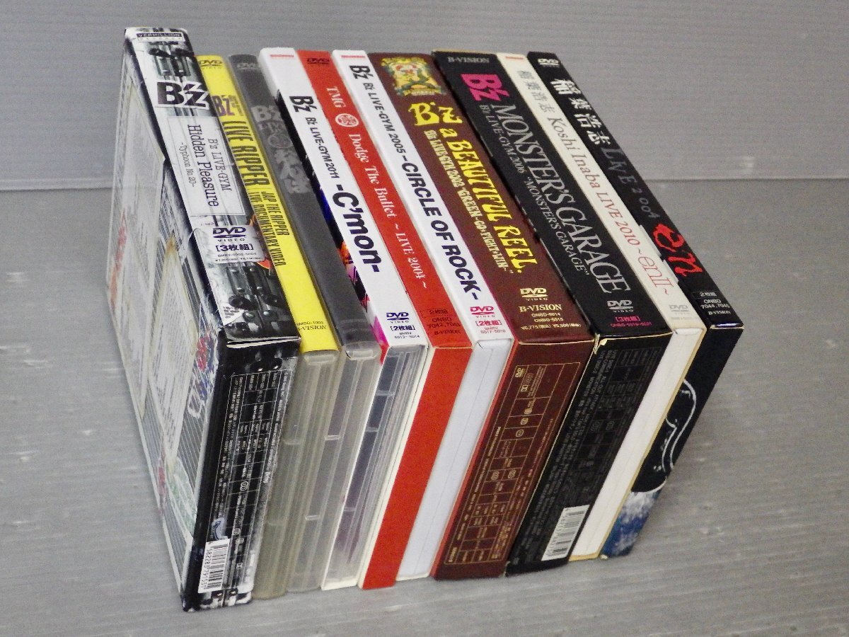 B'z DVD2点まとめ売り まとめ売り!!【DVD】B'z 稲葉浩志 TMG〈10本セット〉◇B'z