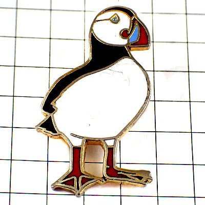 ピンバッジ?ツノメドリ鳥◆フランス限定ピンズ◆レアなヴィンテージものピンバッチ