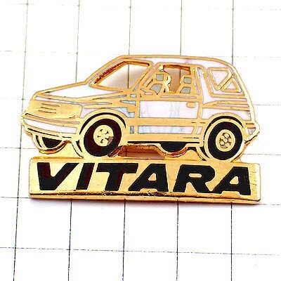 ピンバッジ?ヴィタラ白エスクード車スズキ自動(dòng)車 SUZUKI-VITARA◆フランス限定ピンズ◆レアなヴィンテージものピンバッチ