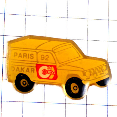 ピンバッジ?パリダカールラリー車レース仕様1992年◆フランス限定ピンズ◆レアなヴィンテージものピンバッチ