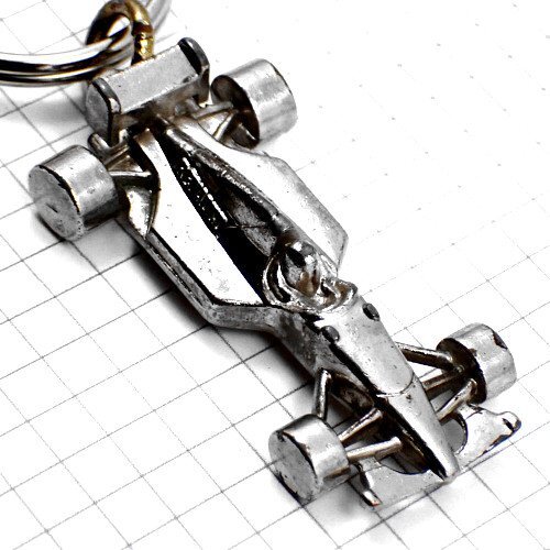 キーホルダー?F1車ルノー銀色シルバー RENAULT FRANCE◆フランス限定ポルトクレ◆レアなヴィンテージものアンティーク